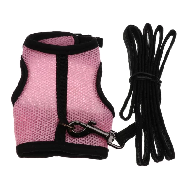 Pet Supplies Vest Harness Leash For Hamster Rabbit Squirrel Guinea Pig Ferrets Small Animal Harness Traction Rope Pet Suppliers - Image 7