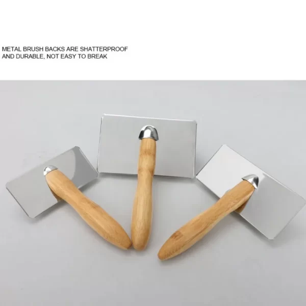 Dog Comb Solid Wood Dog Brush Pet Hair Remover Massage Cat Brush Pet Grooming Stainless Steel Combs for Cats Hair Knot Opening - Image 5