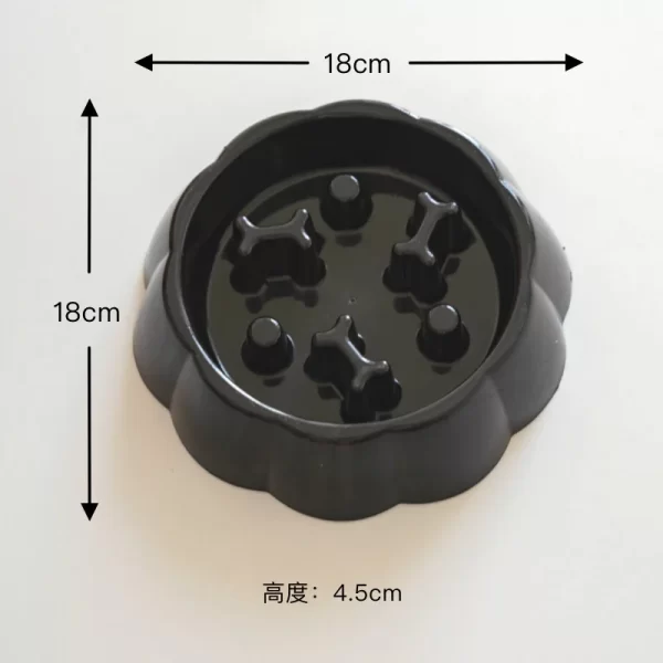 Pet supplies Color Slow Feeder Cat Bowl Anti-choking Plastic Dog Puzzle Food Bowl, Dog Water Basin For Anxiety Relief - Image 8