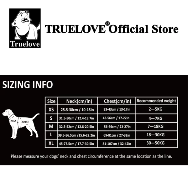 TRUE LOVE Pet Harness No Pull Nylon Reflective Dog Harness Adjustable Comfortable Control Step-in Brilliant Truelove TLH5654 - Image 5
