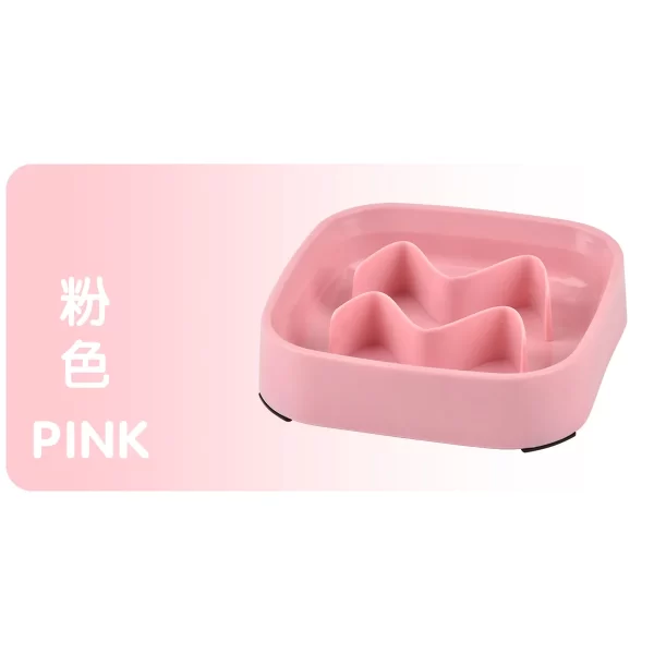 Pet supplies Color Slow Feeder Cat Bowl Anti-choking Plastic Dog Puzzle Food Bowl, Dog Water Basin For Anxiety Relief - Image 13