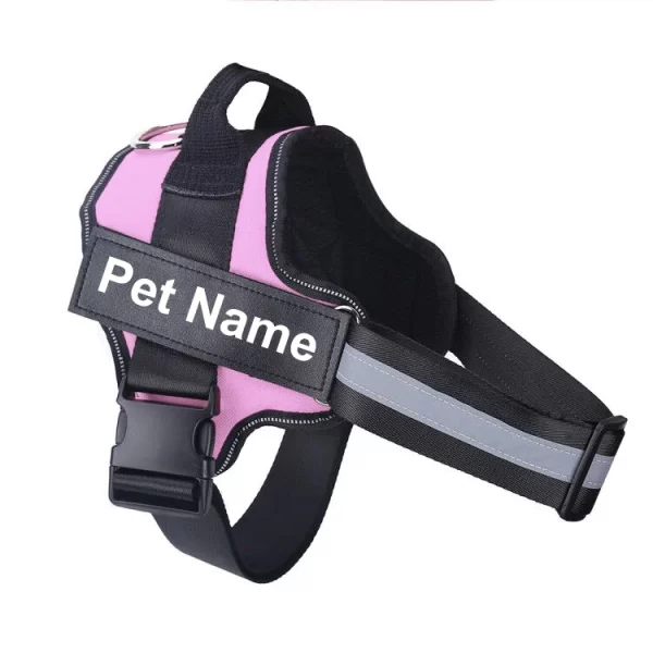Dog Harness NO PULL Reflective Breathable Adjustable Pet Harness Vest with ID Custom Patch Outdoor Walking Dog Supplies - Image 7