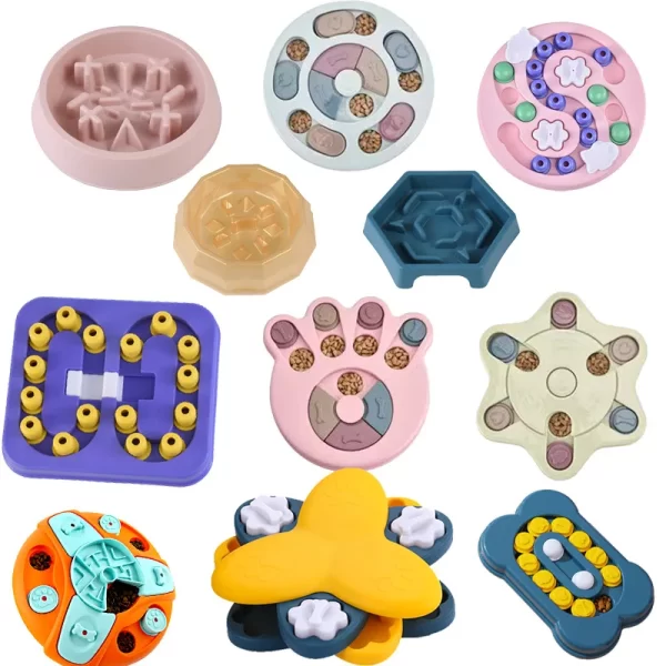Dog Puzzle Toys Slow Feeder Interactive Increase IQ Food Dispenser Non-Slip Slowly Eating Bowl Cat Dogs Food Games - Image 3