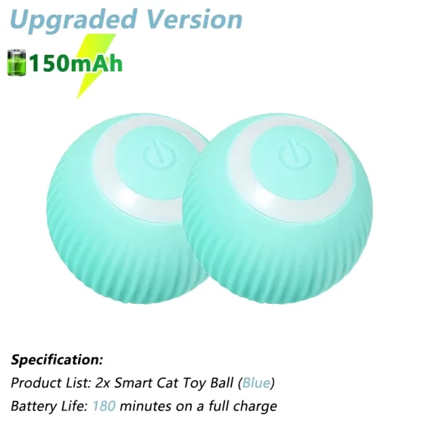 Cat Interactive Ball Electric Automatic Rolling Ball Smart Toys for Cats Smart Cat Toy Rotating Ball Cat Game Accessories - Image 15