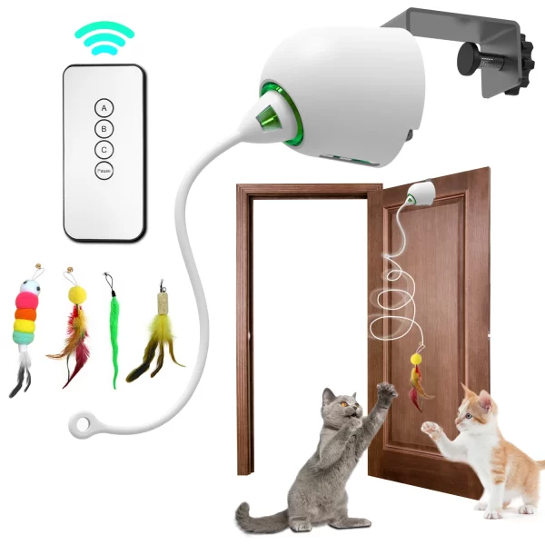 INKZOO Cat Toys, Interactive Cat Toys for Indoor Cats,  Smart Interactive Kitten Toy, Automatic 7 Holes Mice Whack-A-Mole - Image 13