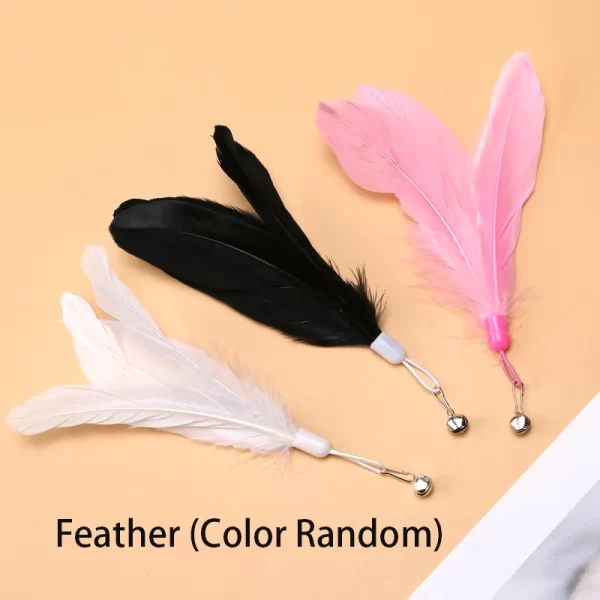 Interactive Cat Toy Handfree Cat Stick Playing Kitten Playing Teaser Wand Toy Suction Cup Bird/Feather Cat Wand Pet Supplies - Image 10