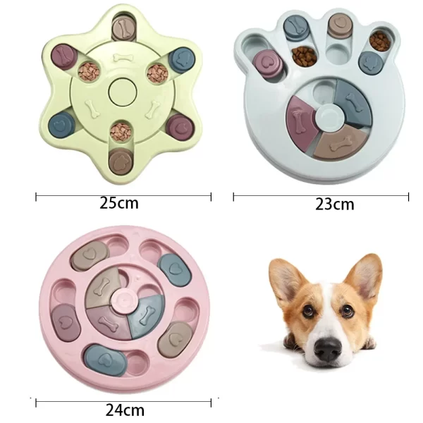 Dog Puzzle Toys Slow Feeder Interactive Increase IQ Food Dispenser Non-Slip Slowly Eating Bowl Cat Dogs Food Games - Image 6