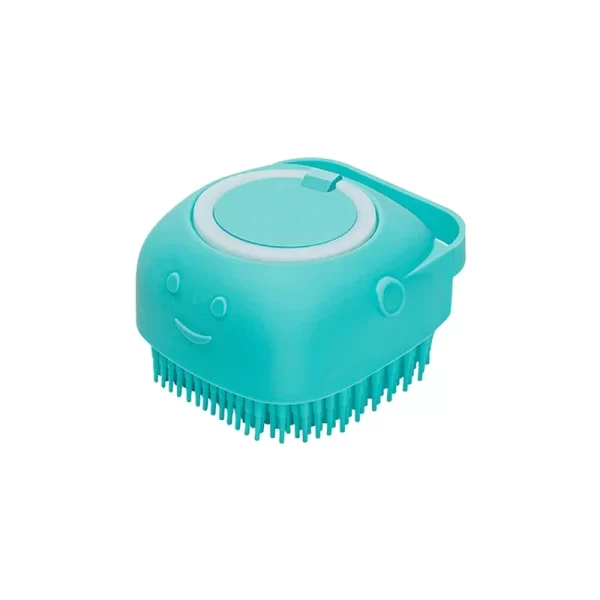 Dog Bathing Brush Pet Massage Brush Shampoo Dispenser Soft Silicone Brush Rubber Bristle for Dogs and Cats Shower Grooming Tool - Image 13