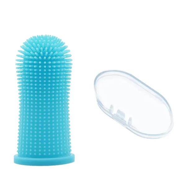Dog Super Soft Pet Finger Toothbrush Teeth Cleaning Bad Breath Care Nontoxic Silicone Tooth Brush Tool Dog Cat Cleaning Supplies - Image 8