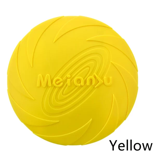 Dog Toy Flying Disc Silicone Material Sturdy Resistant Bite Mark Repairable Pet Outdoor Training Entertainment Throwing Type Toy - Image 10