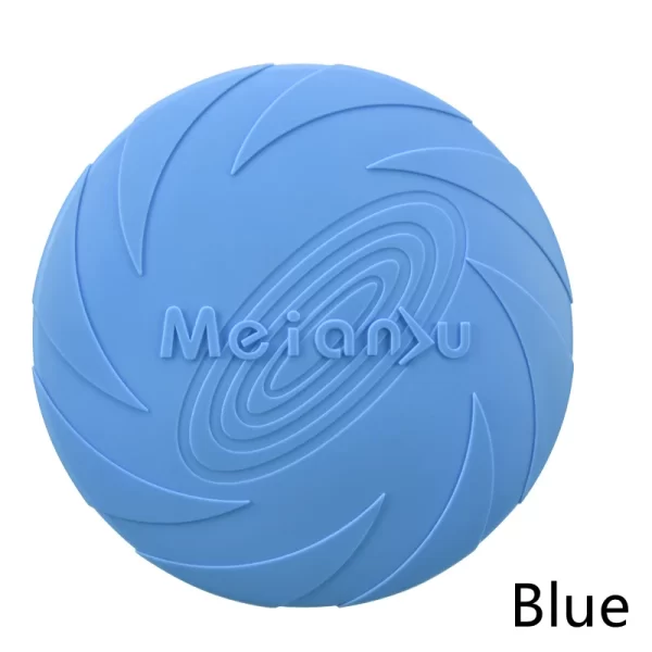 Dog Toy Flying Disc Silicone Material Sturdy Resistant Bite Mark Repairable Pet Outdoor Training Entertainment Throwing Type Toy - Image 8