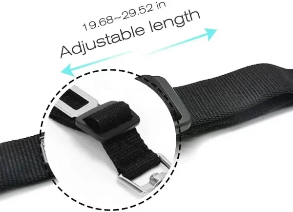 Adjustable Pet Cat Dog Car Seat  Belt Pet Seat Vehicle Dog Harness Lead Clip Safety Lever Traction Dog Collars Dog Accessoires - Image 3