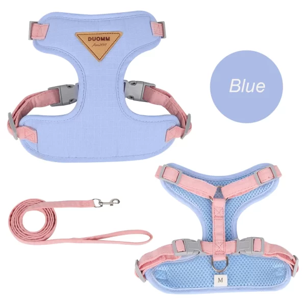 Cat Puppy Outdoor Walking Supplies Fashion Pet Harness and Leash Set for Small Dogs Cats Breathable Durable Kitten Harnesses - Image 10