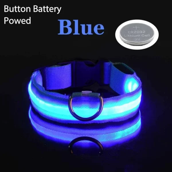 USB Charging LED Dog Collar Dog Safety Night Light Flashing Necklace Fluorescent Collars Pet Supplies - Image 12