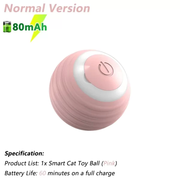 Cat Interactive Ball Electric Automatic Rolling Ball Smart Toys for Cats Smart Cat Toy Rotating Ball Cat Game Accessories - Image 8