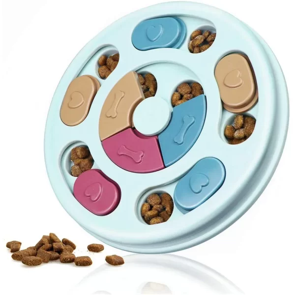 Dog Puzzle Toys Slow Feeder Interactive Increase IQ Food Dispenser Non-Slip Slowly Eating Bowl Cat Dogs Food Games - Image 2