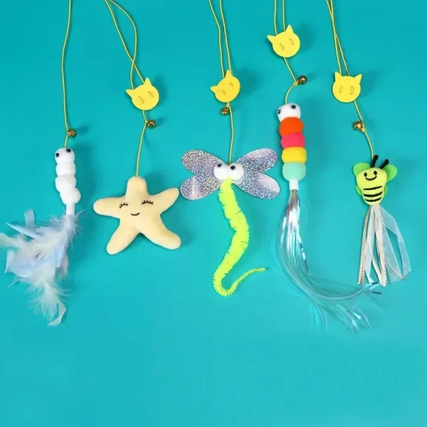 Pet Cat Toys Elasticity Retractable Hanging Door Type Interactive Toy for Kitten Mouse Catnip Scratch Rope Toy Pet Supplies Gift - Image 5
