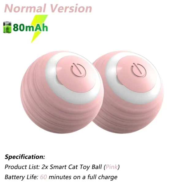Cat Interactive Ball Electric Automatic Rolling Ball Smart Toys for Cats Smart Cat Toy Rotating Ball Cat Game Accessories - Image 14