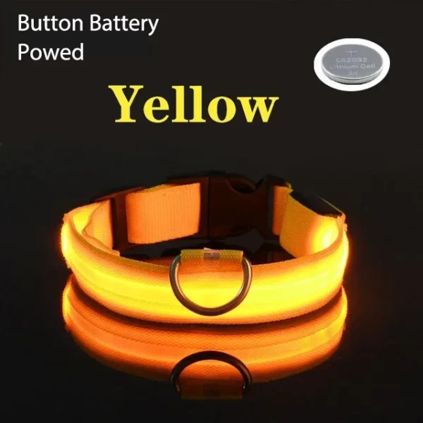 USB Charging LED Dog Collar Dog Safety Night Light Flashing Necklace Fluorescent Collars Pet Supplies - Image 14