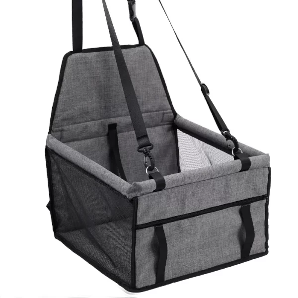 Dog Car Seat Cover Folding Hammock Pet Carriers Bag Basket Carrying for Cats Stable Foldable Travel Pet Dog Car Seat - Image 7
