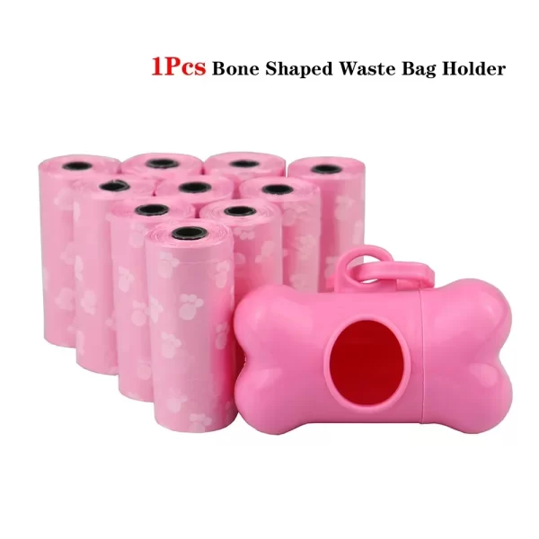 Pet Poop Bag Solid Color Printed Pet Garbage Bag Clean Poop Bag Dog Walking Portable Poop Bag For Dogs Litter and Housewife Bags - Image 14