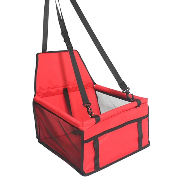Dog Car Seat Cover Folding Hammock Pet Carriers Bag Basket Carrying for Cats Stable Foldable Travel Pet Dog Car Seat - Image 10