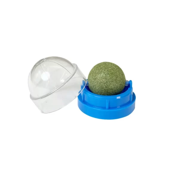 Natural Catnip Cat Wall Stick-on Ball Toy Scratchers Treats Healthy Natural Removes Balls to Promote Digestion Cat Grass Snack - Image 9