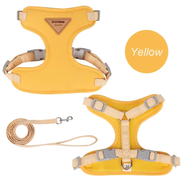 Cat Puppy Outdoor Walking Supplies Fashion Pet Harness and Leash Set for Small Dogs Cats Breathable Durable Kitten Harnesses - Image 9