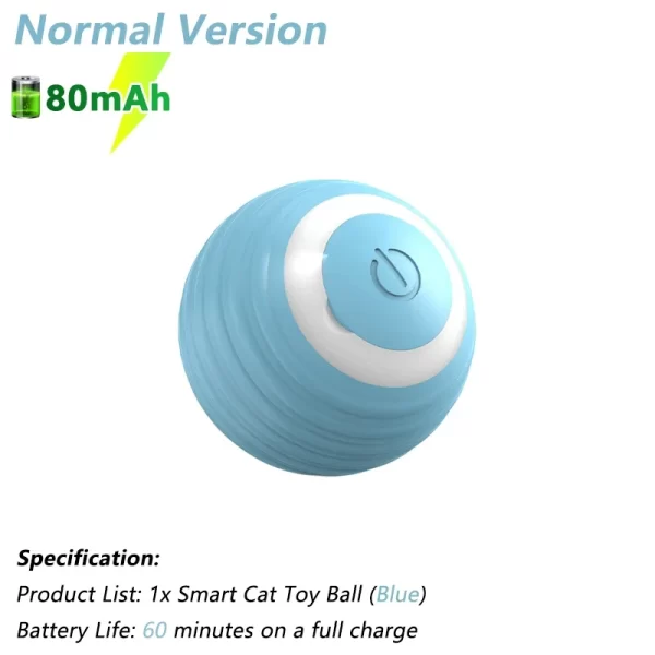 Cat Interactive Ball Electric Automatic Rolling Ball Smart Toys for Cats Smart Cat Toy Rotating Ball Cat Game Accessories - Image 7