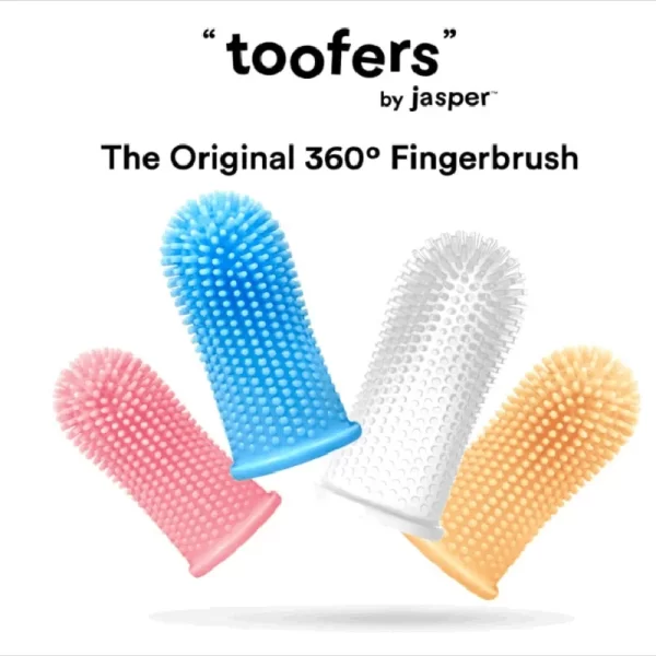 Dog Super Soft Pet Finger Toothbrush Teeth Cleaning Bad Breath Care Nontoxic Silicone Tooth Brush Tool Dog Cat Cleaning Supplies - Image 3