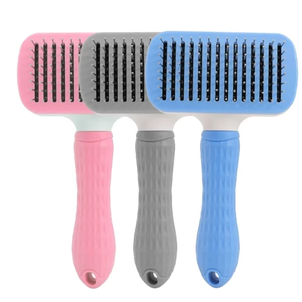 Dog Hair Remover Brush Cat Dog Hair Grooming And Care Comb For Long Hair Dog Pet Removes Hairs Cleaning Bath Brush Dog Supplies