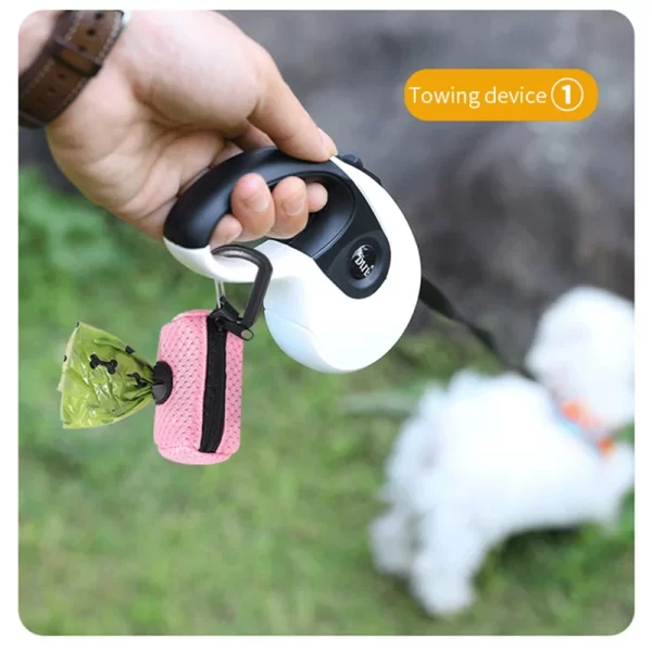 Dog Poop Bag Dispenser Hangingable Dog Poop Bag Holder Poo Bags Dispenser for Dogs Walking Garbage Bags Dispensers Pet Supplies - Image 6