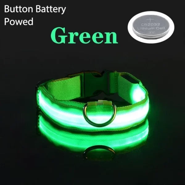 USB Charging LED Dog Collar Dog Safety Night Light Flashing Necklace Fluorescent Collars Pet Supplies - Image 15