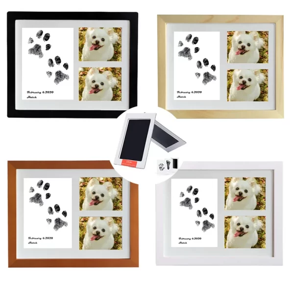 Pet Dog Footprint Handprint Pad Safe Non-toxic Printing Pad Pet Footprint Baby Paw Print Pad Footprint Pad Ink-free - Image 2