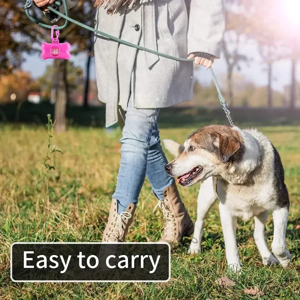 Pet Poop Bag Solid Color Printed Pet Garbage Bag Clean Poop Bag Dog Walking Portable Poop Bag For Dogs Litter and Housewife Bags - Image 6