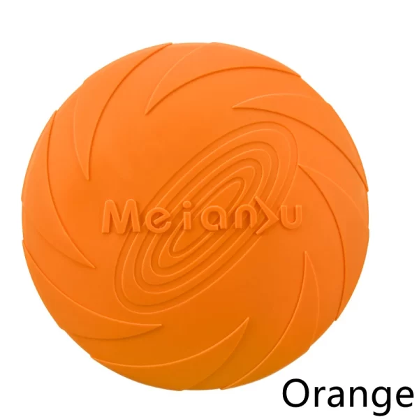 Dog Toy Flying Disc Silicone Material Sturdy Resistant Bite Mark Repairable Pet Outdoor Training Entertainment Throwing Type Toy - Image 9