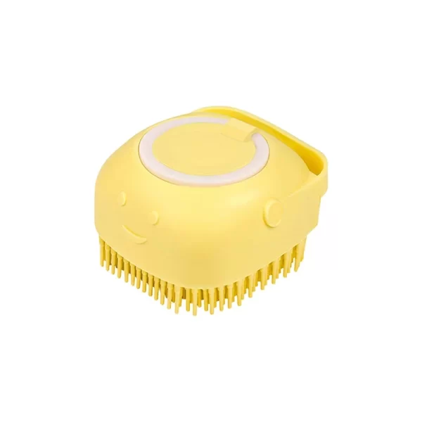 Dog Bathing Brush Pet Massage Brush Shampoo Dispenser Soft Silicone Brush Rubber Bristle for Dogs and Cats Shower Grooming Tool - Image 14