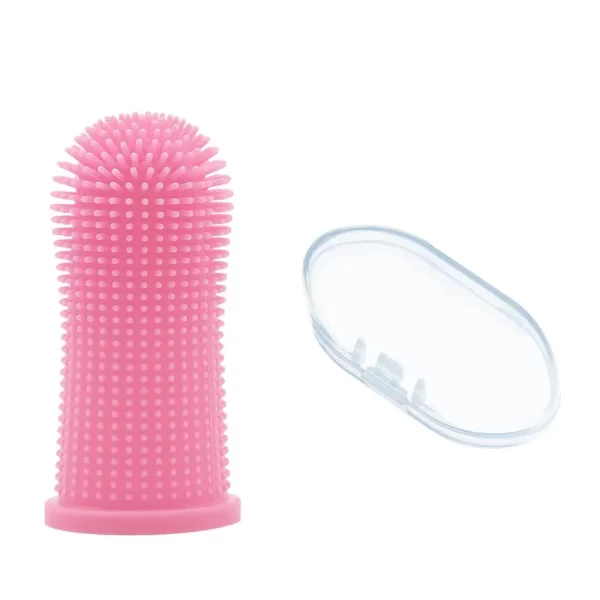 Dog Super Soft Pet Finger Toothbrush Teeth Cleaning Bad Breath Care Nontoxic Silicone Tooth Brush Tool Dog Cat Cleaning Supplies - Image 7