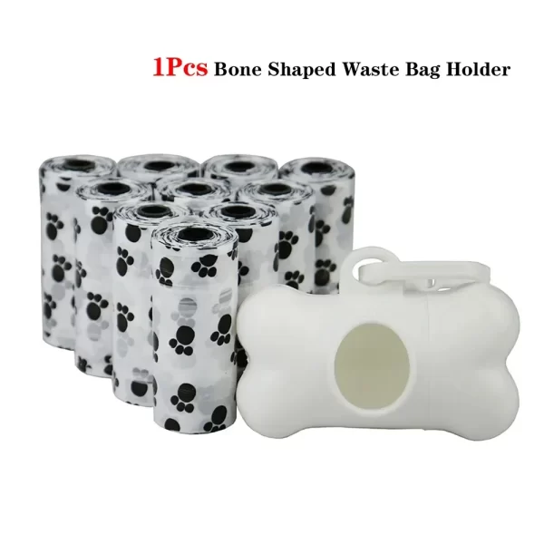 Pet Poop Bag Solid Color Printed Pet Garbage Bag Clean Poop Bag Dog Walking Portable Poop Bag For Dogs Litter and Housewife Bags - Image 10