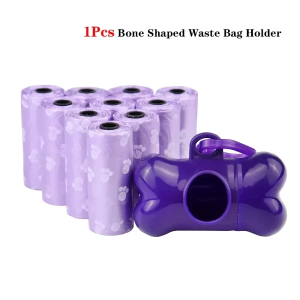 Pet Poop Bag Solid Color Printed Pet Garbage Bag Clean Poop Bag Dog Walking Portable Poop Bag For Dogs Litter and Housewife Bags - Image 7