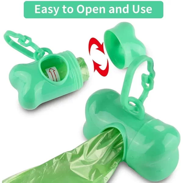 Pet Poop Bag Solid Color Printed Pet Garbage Bag Clean Poop Bag Dog Walking Portable Poop Bag For Dogs Litter and Housewife Bags - Image 3