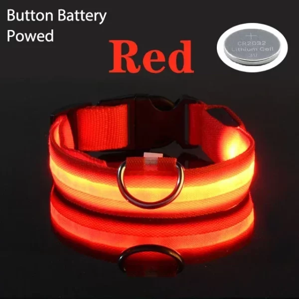 USB Charging LED Dog Collar Dog Safety Night Light Flashing Necklace Fluorescent Collars Pet Supplies - Image 16