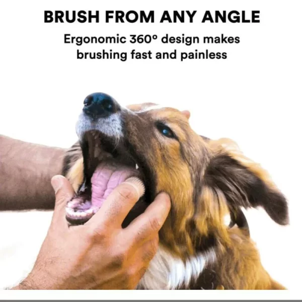 Dog Super Soft Pet Finger Toothbrush Teeth Cleaning Bad Breath Care Nontoxic Silicone Tooth Brush Tool Dog Cat Cleaning Supplies - Image 2