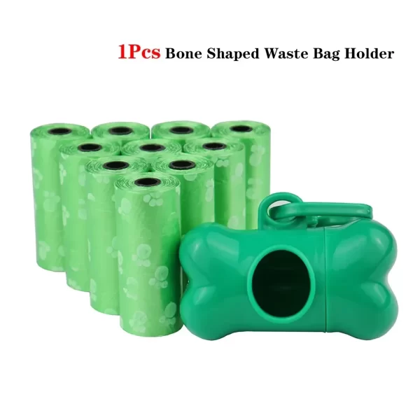 Pet Poop Bag Solid Color Printed Pet Garbage Bag Clean Poop Bag Dog Walking Portable Poop Bag For Dogs Litter and Housewife Bags - Image 12