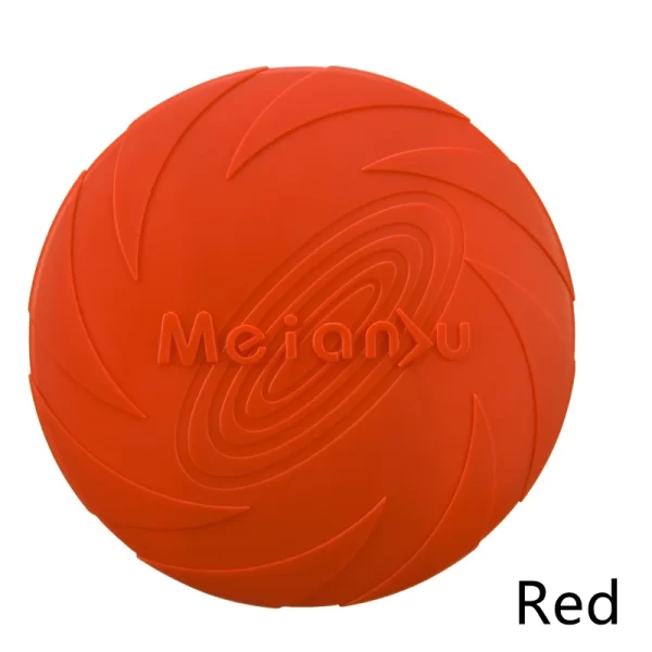 Dog Toy Flying Disc Silicone Material Sturdy Resistant Bite Mark Repairable Pet Outdoor Training Entertainment Throwing Type Toy - Image 4