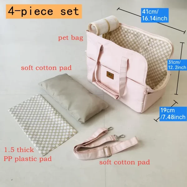 Portable Pet Cat ShoulderHandbag Pet Dog Carrier Bag Car Seat Nonslip Dog Carriers Safe,Puppy Cat Pet Bed Chihuahua Pet Products - Image 5