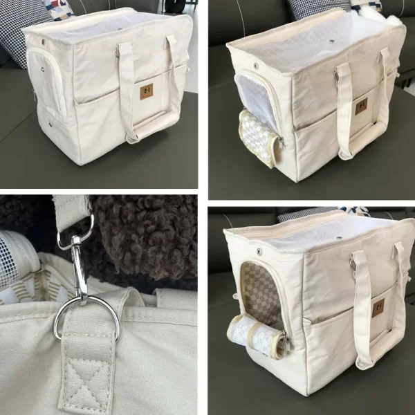 Portable Pet Cat ShoulderHandbag Pet Dog Carrier Bag Car Seat Nonslip Dog Carriers Safe,Puppy Cat Pet Bed Chihuahua Pet Products - Image 4