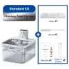 DownyPaws 2.5L Wireless Cat Water Fountain Battery Operated Automatic Pet Water Drinker with Motion Sensor Dog Water Dispenser - Image 11