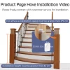 Flexible Mesh Door for Baby Children's Safety Barrier Pet Dog Gate Safety Grating for Babies Barrier Ladder Children Stair Gate - Image 4